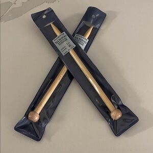 Premium Bamboo Knitting Needles - Natural Finish